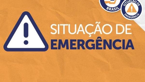 GOVERNO FEDERAL RECONHECE A SITUAÇÃO DE EMERGÊNCIA EM 10 CIDADES ATINGIDAS POR DESASTRES.