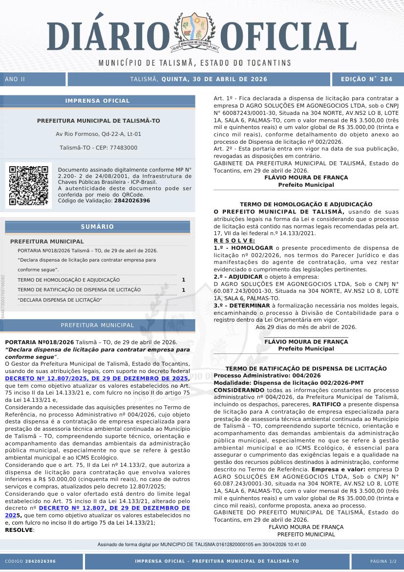 Capa da edição