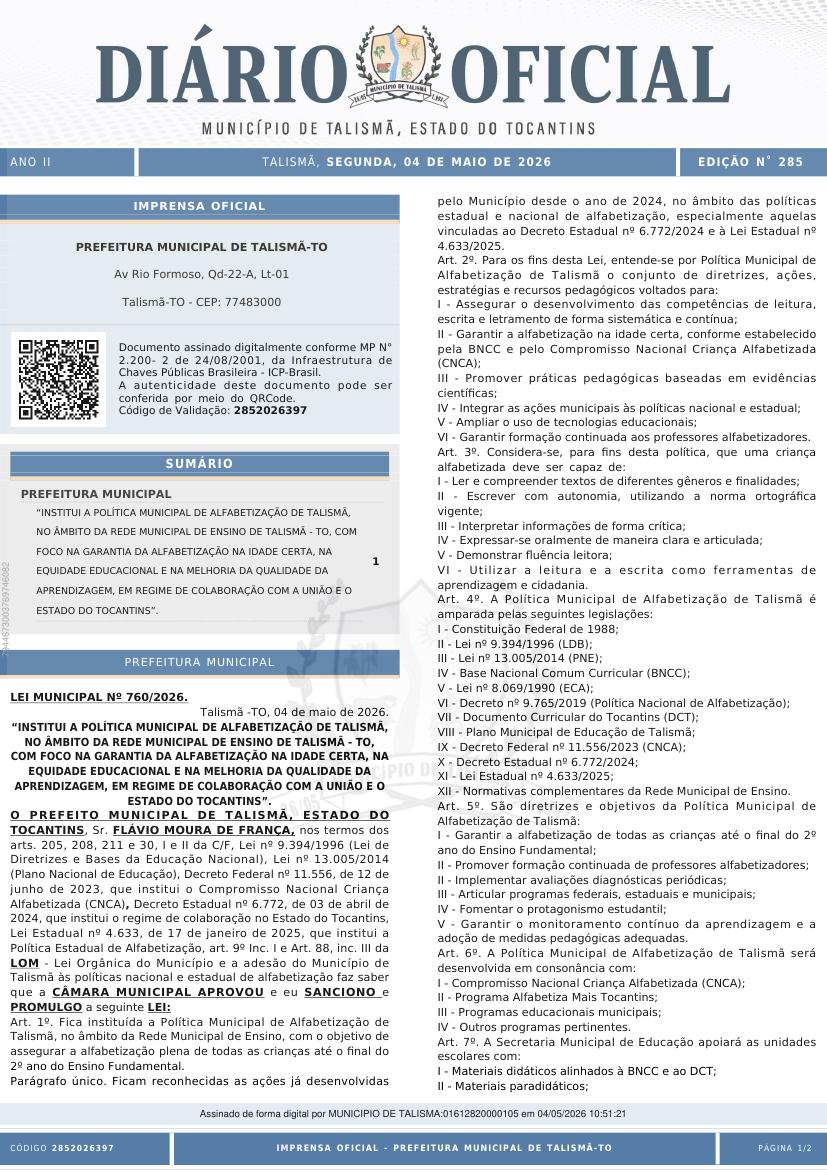 Capa da edição