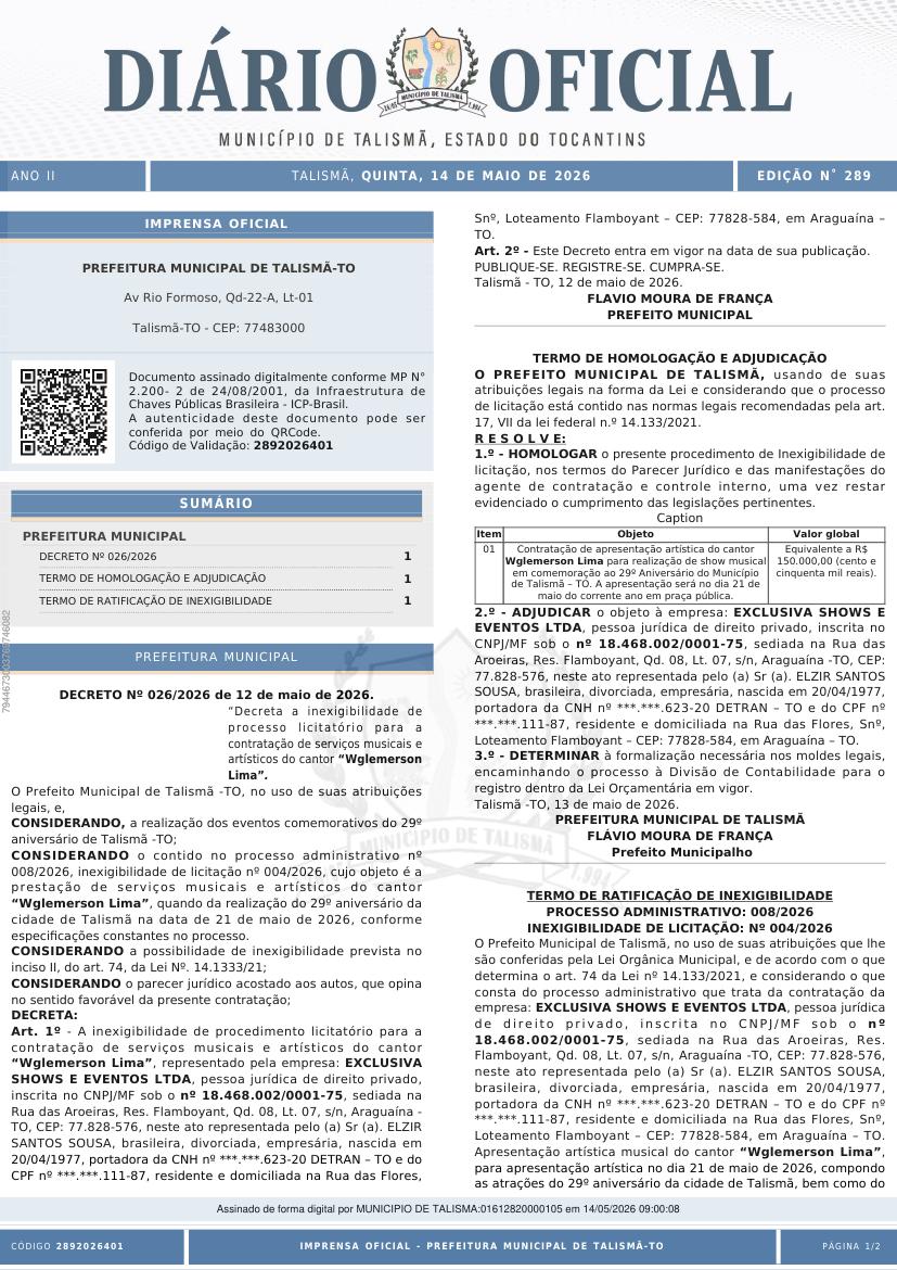 Capa da edição