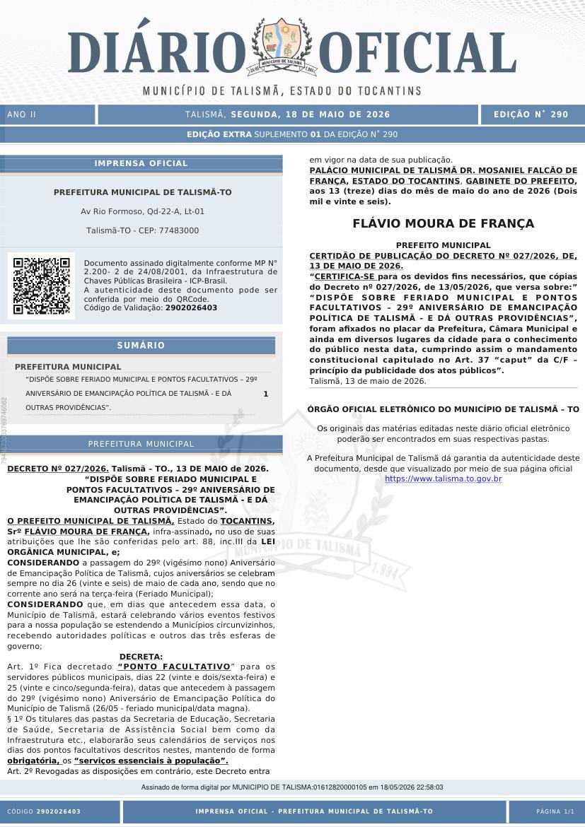 Capa da edição