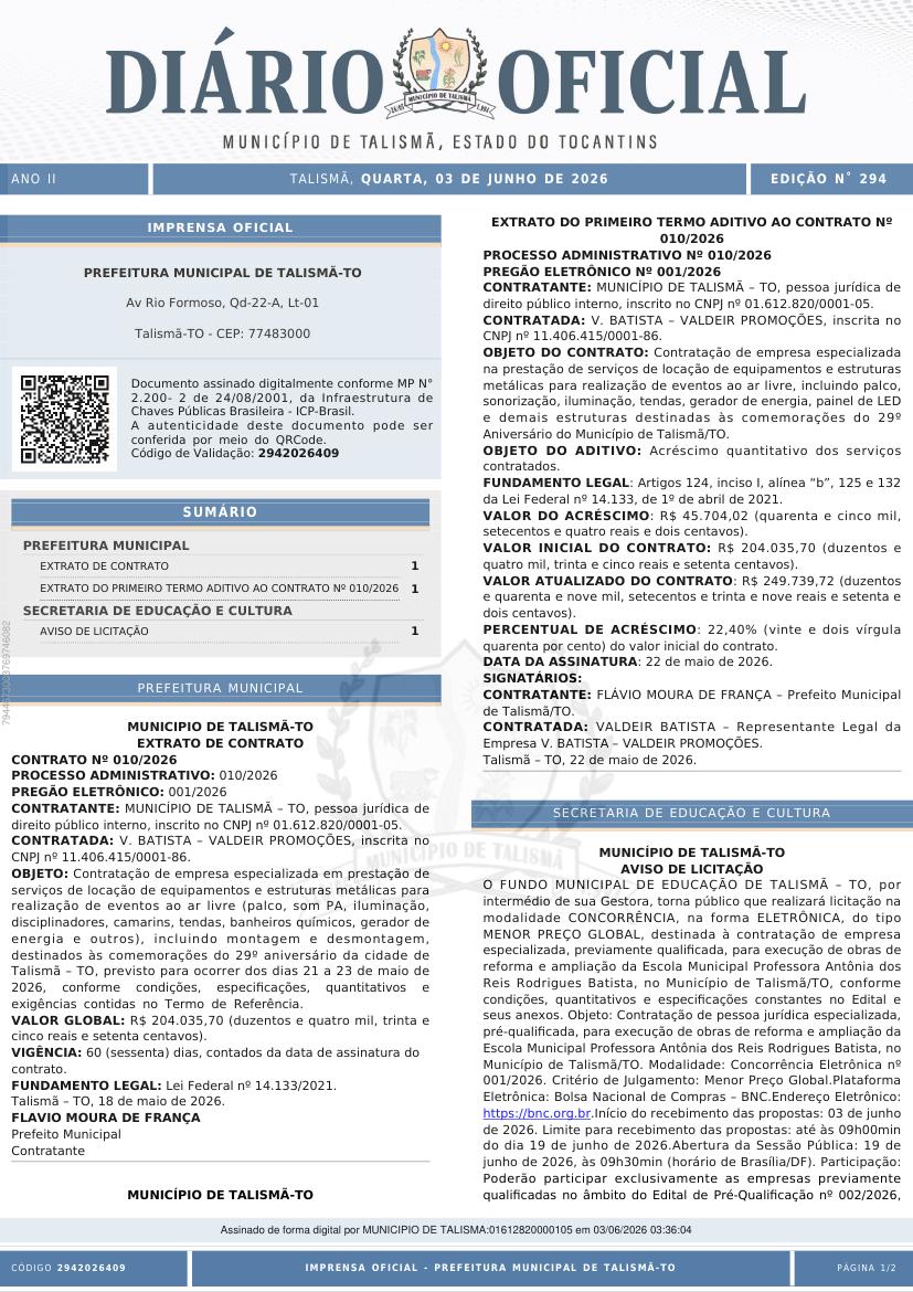 Capa da edição