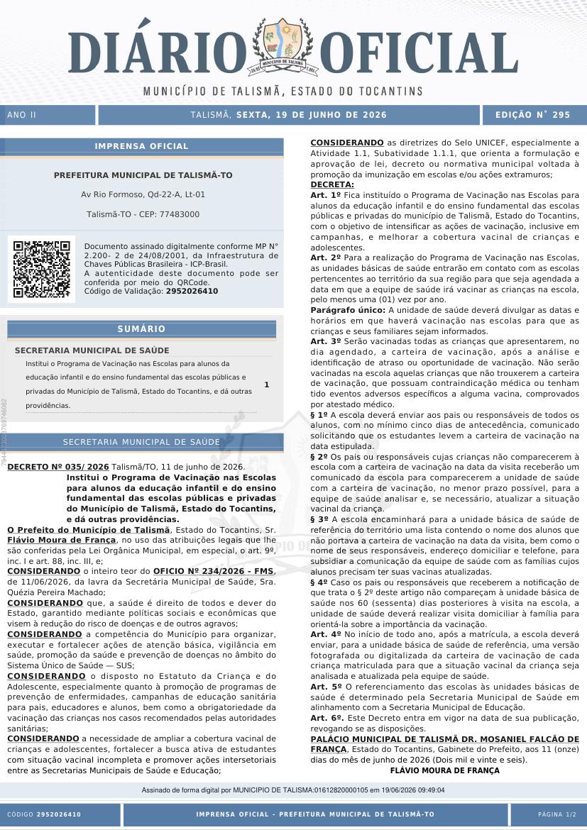 Capa da edição