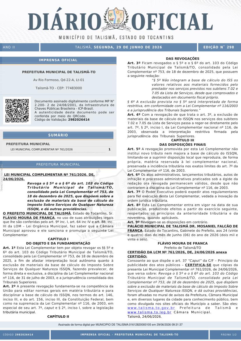 Capa da edição