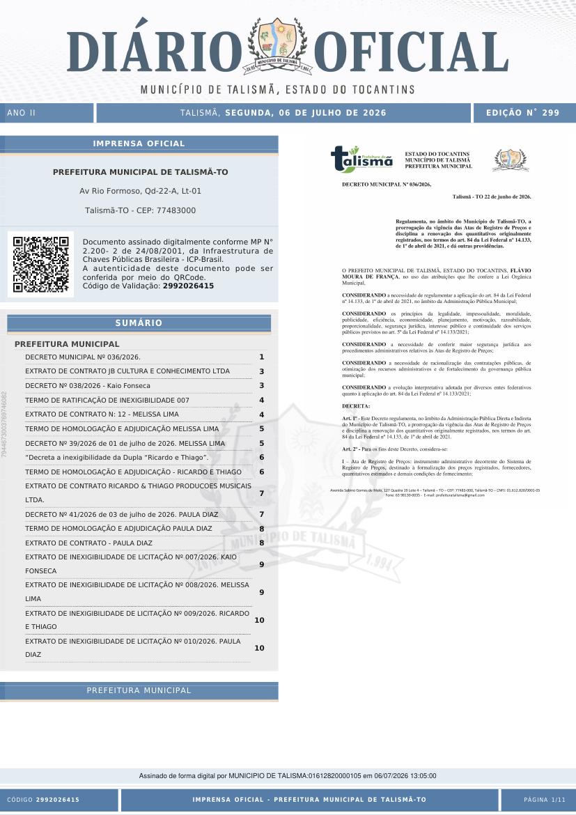 Capa da edição