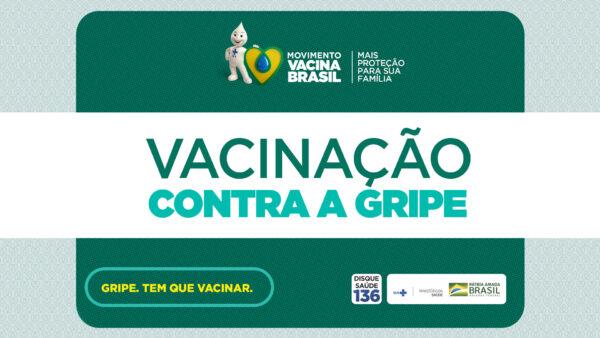 Secretaria de Saúde divulgou calendário de vacinação contra a Gripe