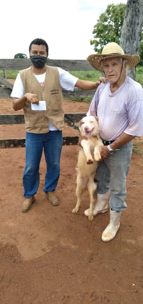 Secretaria de Saúde através do Departamento de Zoonoses está imunizando animais das espécies felinos e caninos para erradicar a doença Raiva em todo o município