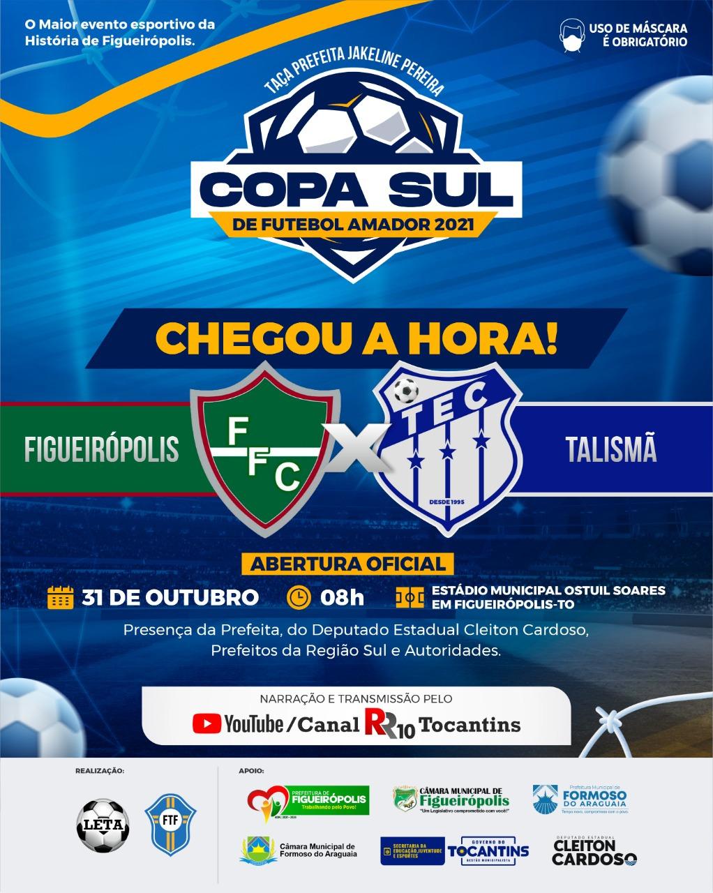 T.E.C. irá fazer sua estreia pela Copa Sul de Futebol Amador neste Domingo as 08:45 em Figueirópolis