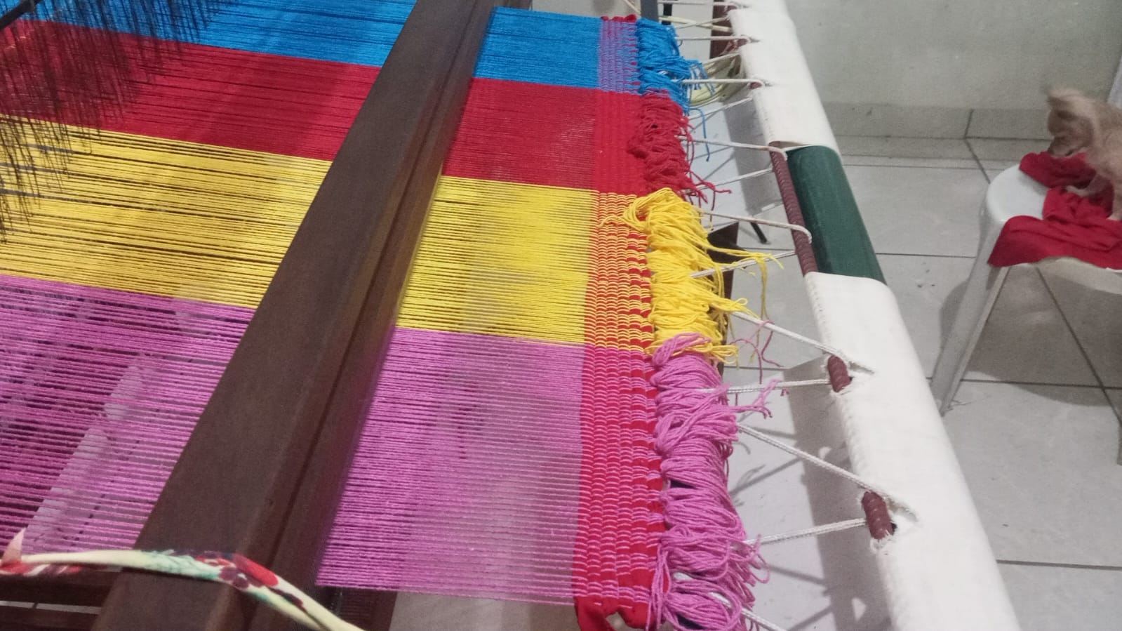                                            CURSO DE TECELAGEM ARTESANAL EM TALISMÃ TO.